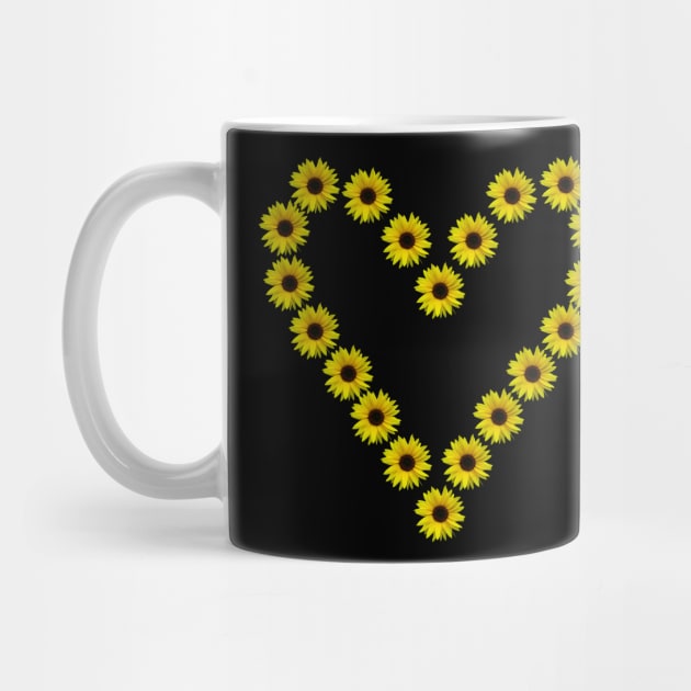 sunflower heart, sunflower, sunflowers, flowers, by rh_naturestyles